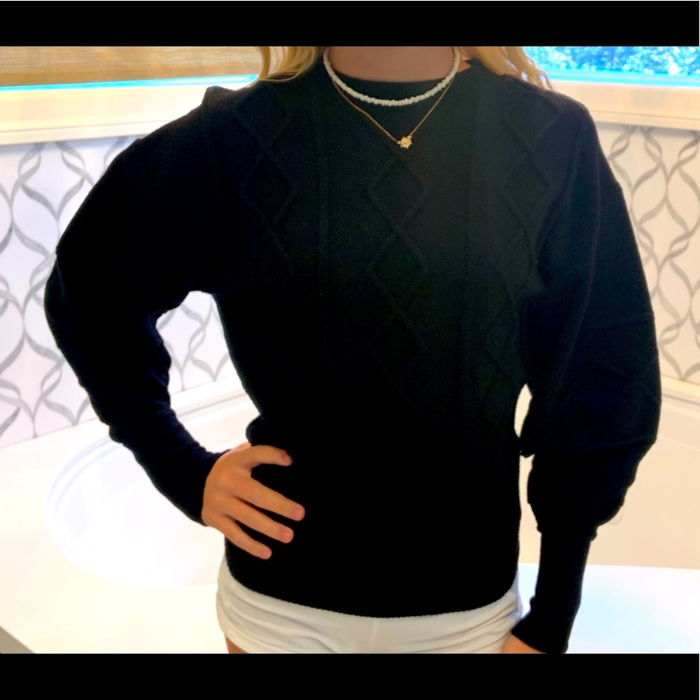 NWOT! Ted Baker, sz 0, puff/balloon sleeve sweater